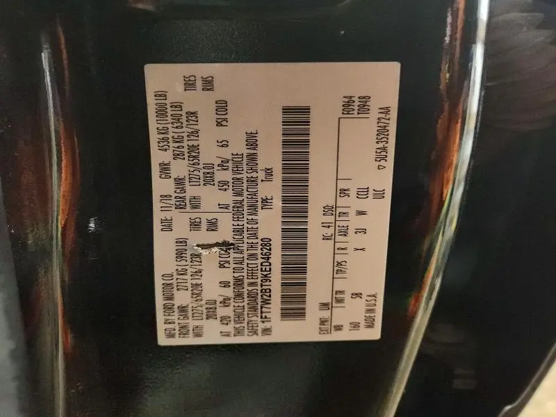 2019 FORD F250 SUPER DUTY  