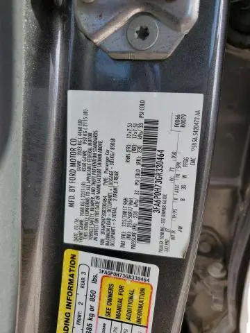 2016 FORD FUSION SE  