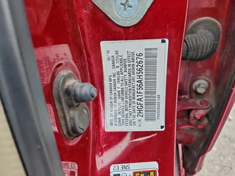 2010 HONDA CIVIC LX  