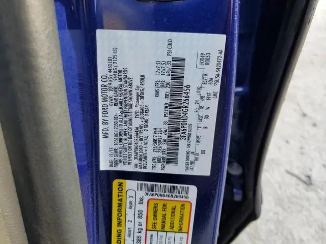 2016 FORD FUSION SE  