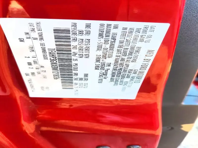 2011 FORD FOCUS SES  