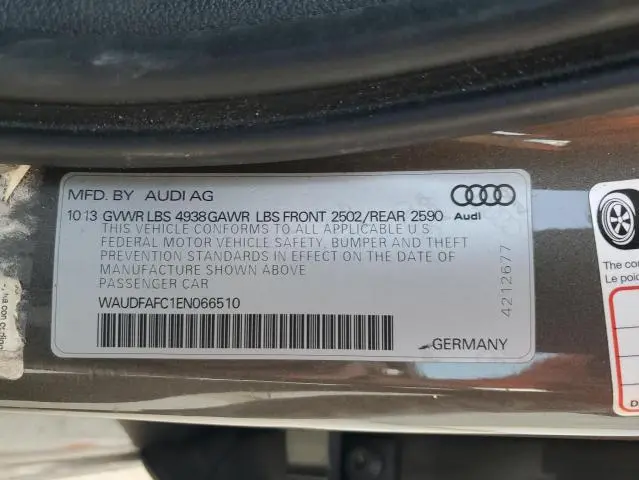 2014 AUDI A6 PREMIUM PLUS  