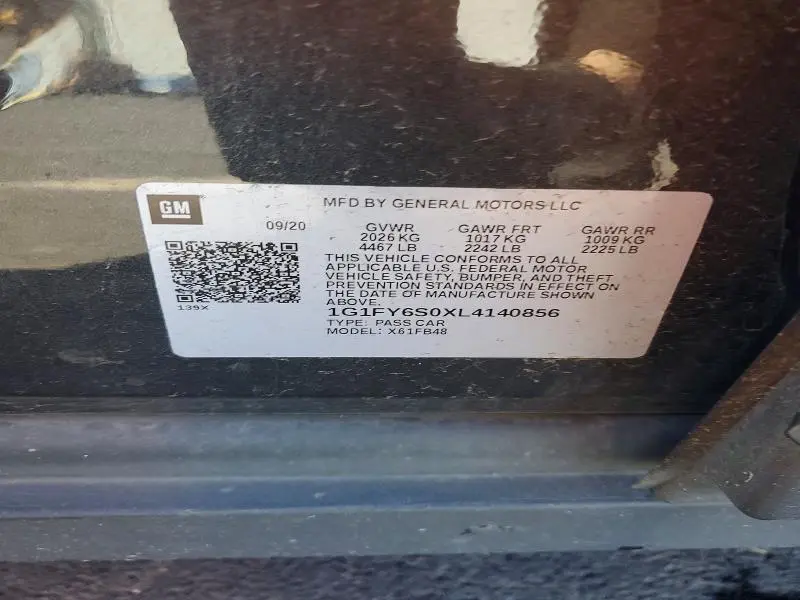 2020 CHEVROLET BOLT EV LT  
