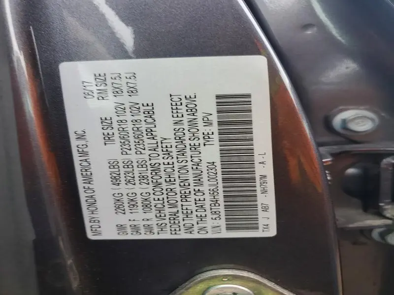 2018 ACURA RDX TECHNOLOGY  