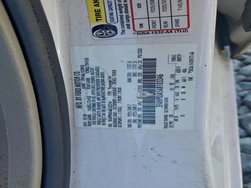 2010 FORD FUSION SEL  