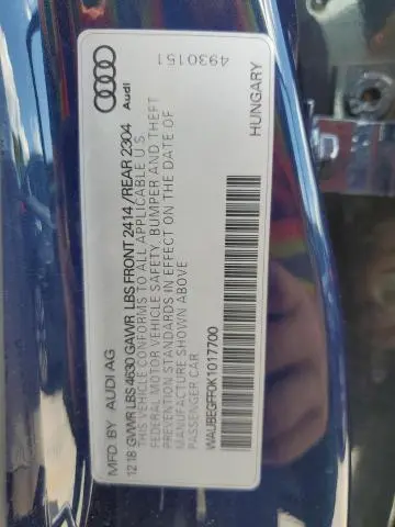 2019 AUDI A3 PREMIUM  