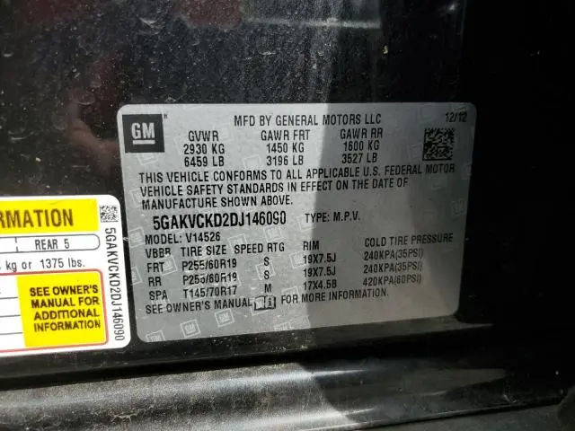 2013 BUICK ENCLAVE   