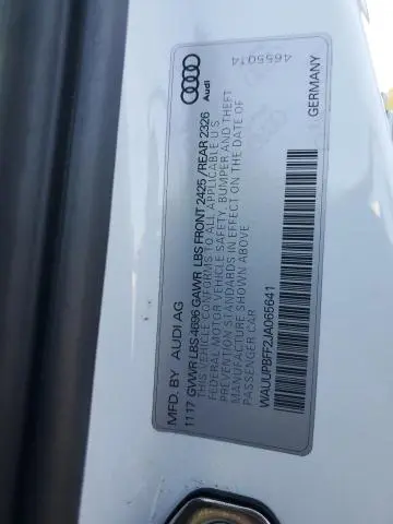 2018 AUDI A3 E-TRON PREMIUM  