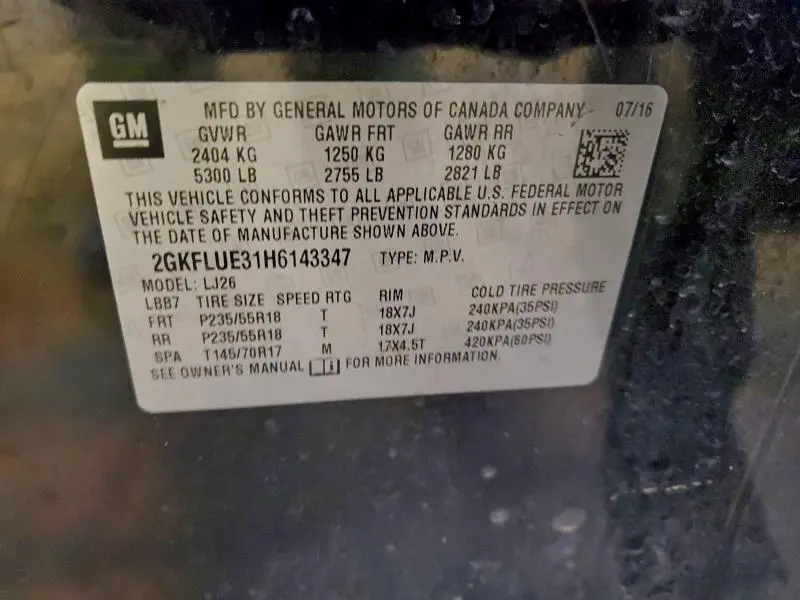 2017 GMC TERRAIN SLT  