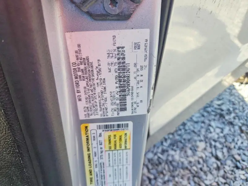 2017 FORD FUSION TITANIUM  