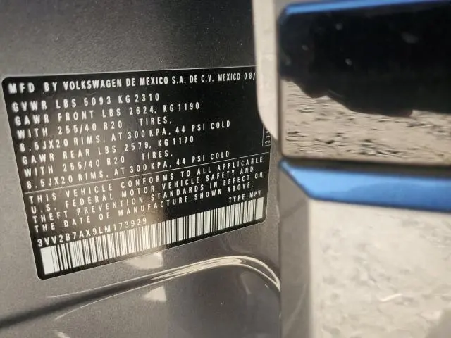 2020 VOLKSWAGEN TIGUAN SE  