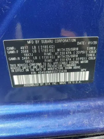 2025 SUBARU CROSSTREK LIMITED  