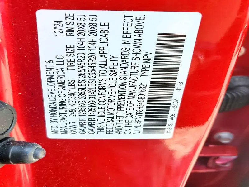 2025 HONDA PASSPORT EXL  