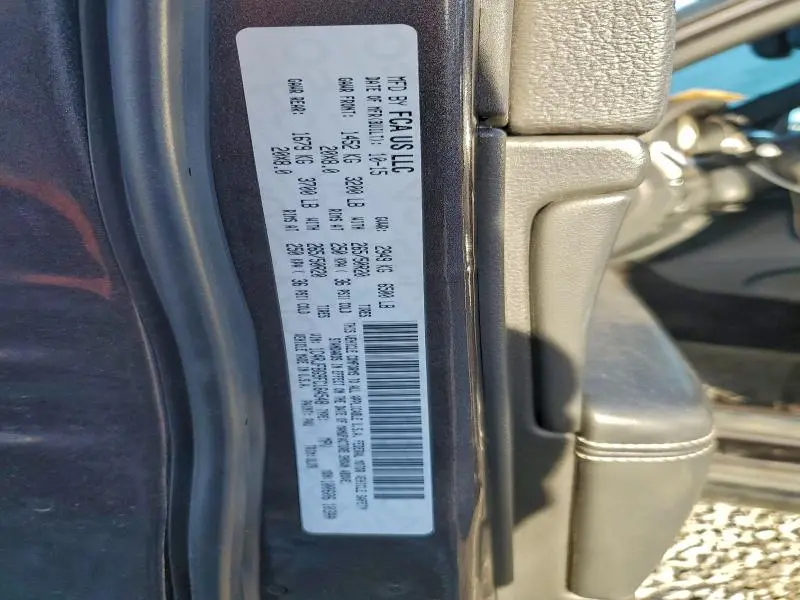 2015 JEEP GRAND CHEROKEE LIMITED  