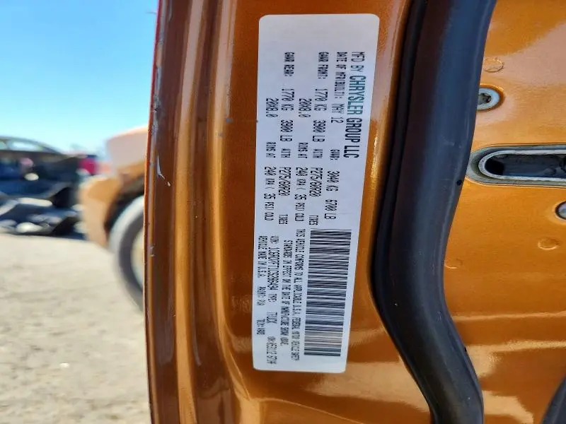 2012 DODGE RAM 1500 ST  