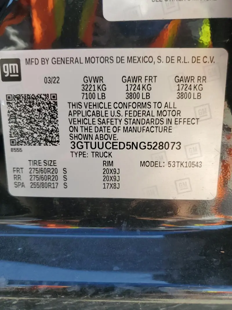 2022 GMC SIERRA K1500 ELEVATION  