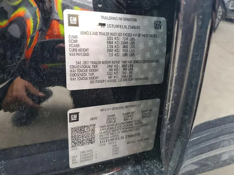 2020 GMC SIERRA K1500 DENALI  