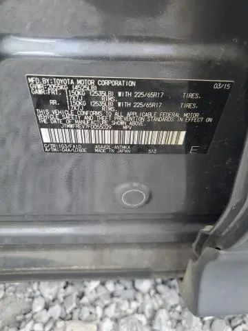 2015 TOYOTA RAV4 XLE