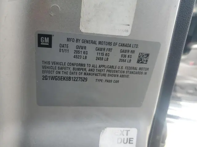 2011 CHEVROLET IMPALA LT  