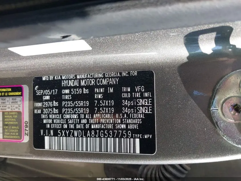 2018 HYUNDAI SANTA FE SPORT 2.0T ULTIMATE