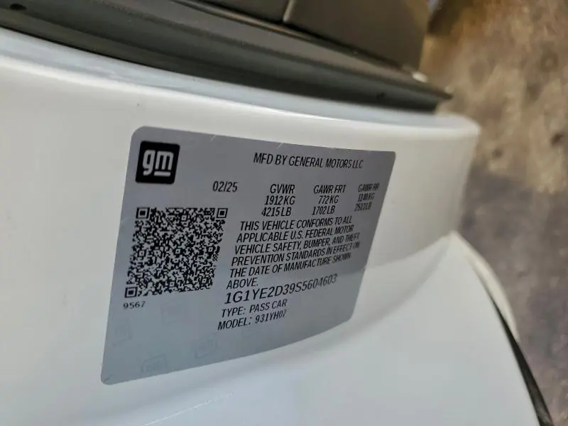 2025 CHEVROLET CORVETTE Z06 2LZ  