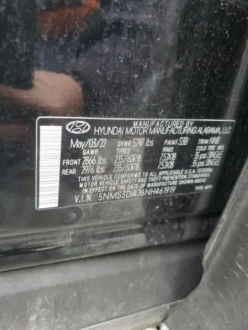 2022 HYUNDAI SANTA FE SEL  