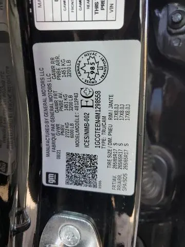 2021 CHEVROLET COLORADO ZR2  