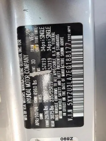 2014 HYUNDAI SANTA FE SPORT   