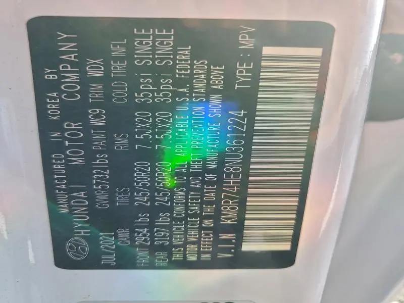 2022 HYUNDAI PALISADE CALLIGRAPHY  