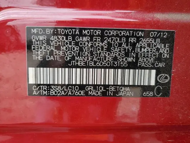 2013 LEXUS GS 350  