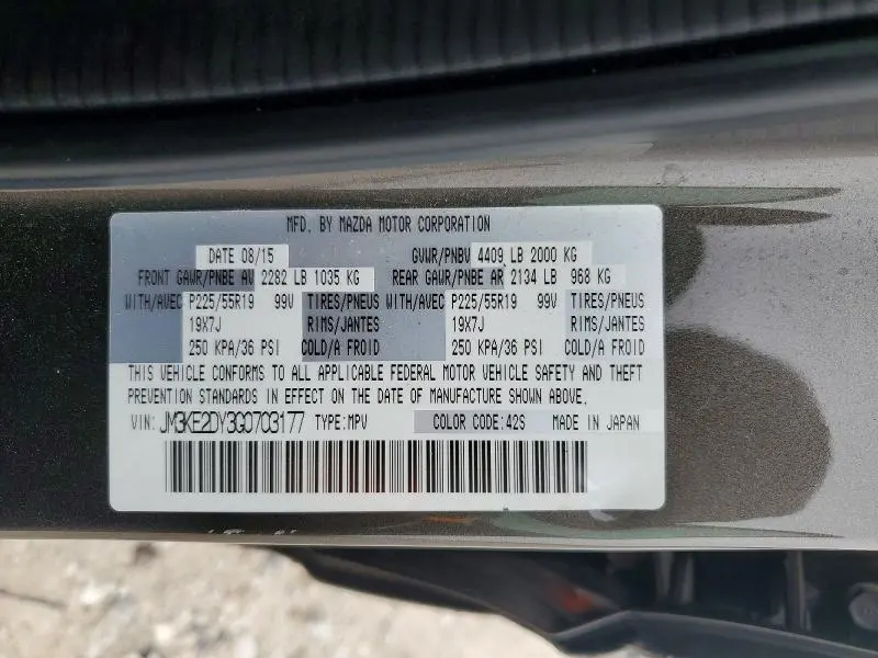 2016 MAZDA CX-5 GT  