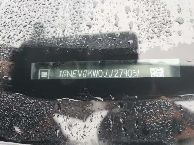 2018 CHEVROLET TRAVERSE LT  