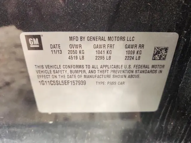 2014 CHEVROLET MALIBU 1LT  