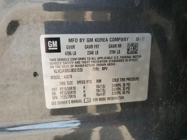 2018 BUICK ENCORE PREFERRED  