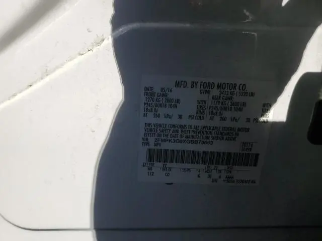 2016 FORD EDGE SE  
