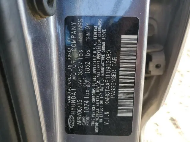 2015 HYUNDAI ACCENT GLS  