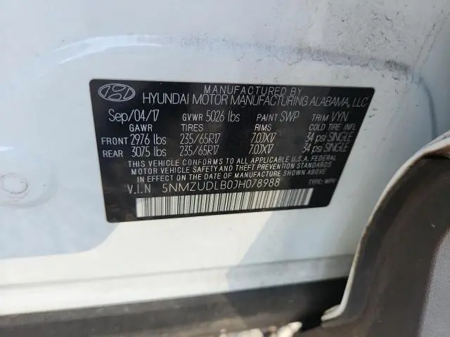 2018 HYUNDAI SANTA FE SPORT   