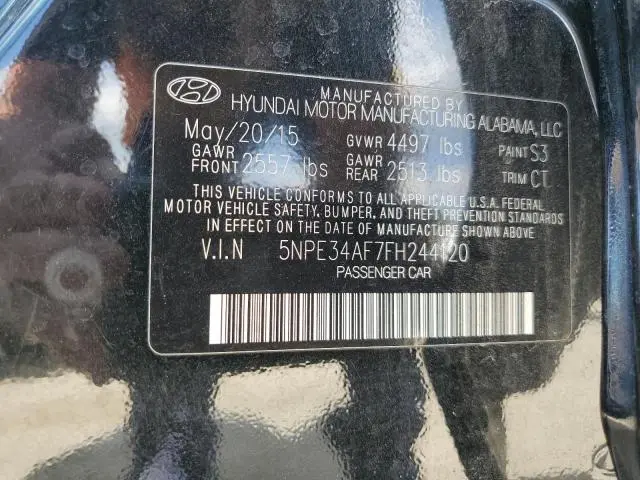 2015 HYUNDAI SONATA SPORT  