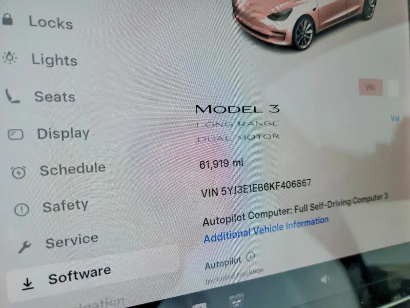 2019 TESLA MODEL 3   
