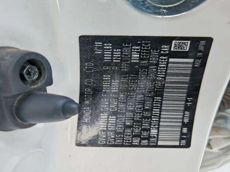 2018 HONDA CIVIC TOURING  