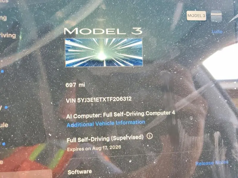 2026 TESLA MODEL 3   
