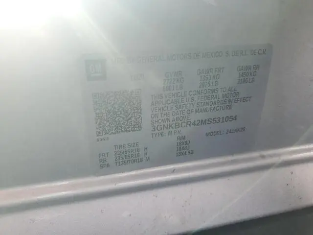 2021 CHEVROLET BLAZER 2LT  