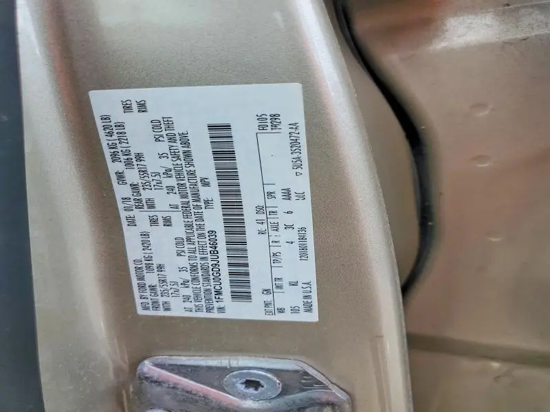 2018 FORD ESCAPE SE  