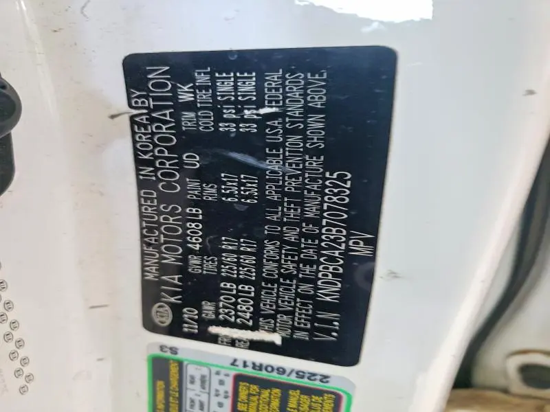 2011 KIA SPORTAGE LX  