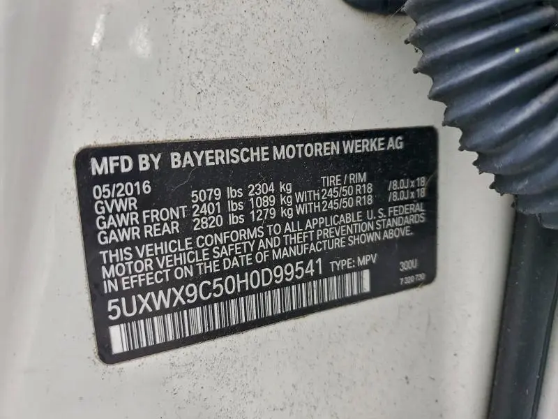 2017 BMW X3 XDRIVE28I  