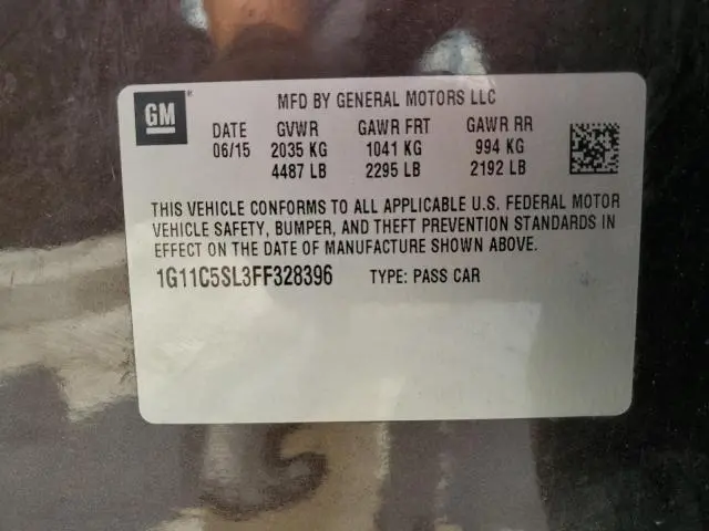2015 CHEVROLET MALIBU 1LT  