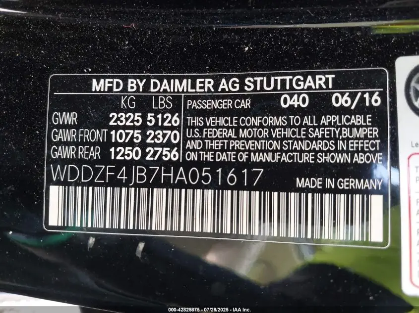 2017 MERCEDES-BENZ E 300  