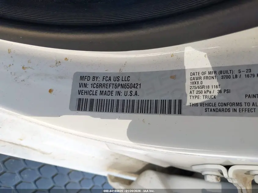 2023 RAM 1500 BIG HORN  4X2 5'7 BOX