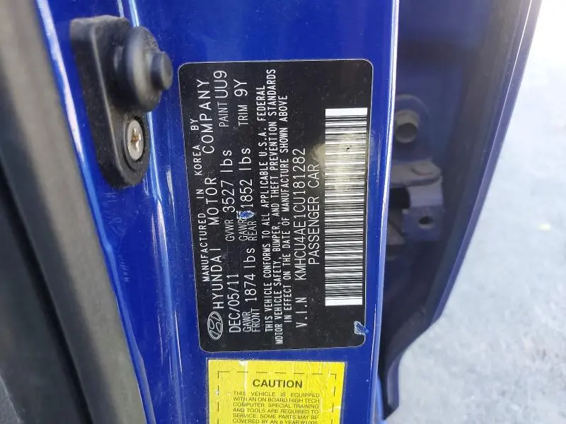 2012 HYUNDAI ACCENT GLS  