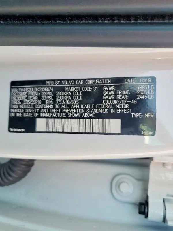 2019 VOLVO XC40 T5 INSCRIPTION  